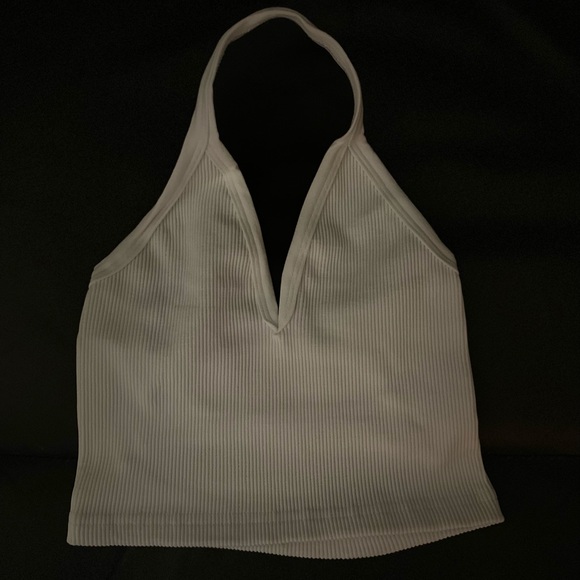 FP Movement Happiness Runs Strappy Back Halter Crop White - Picture 5 of 6